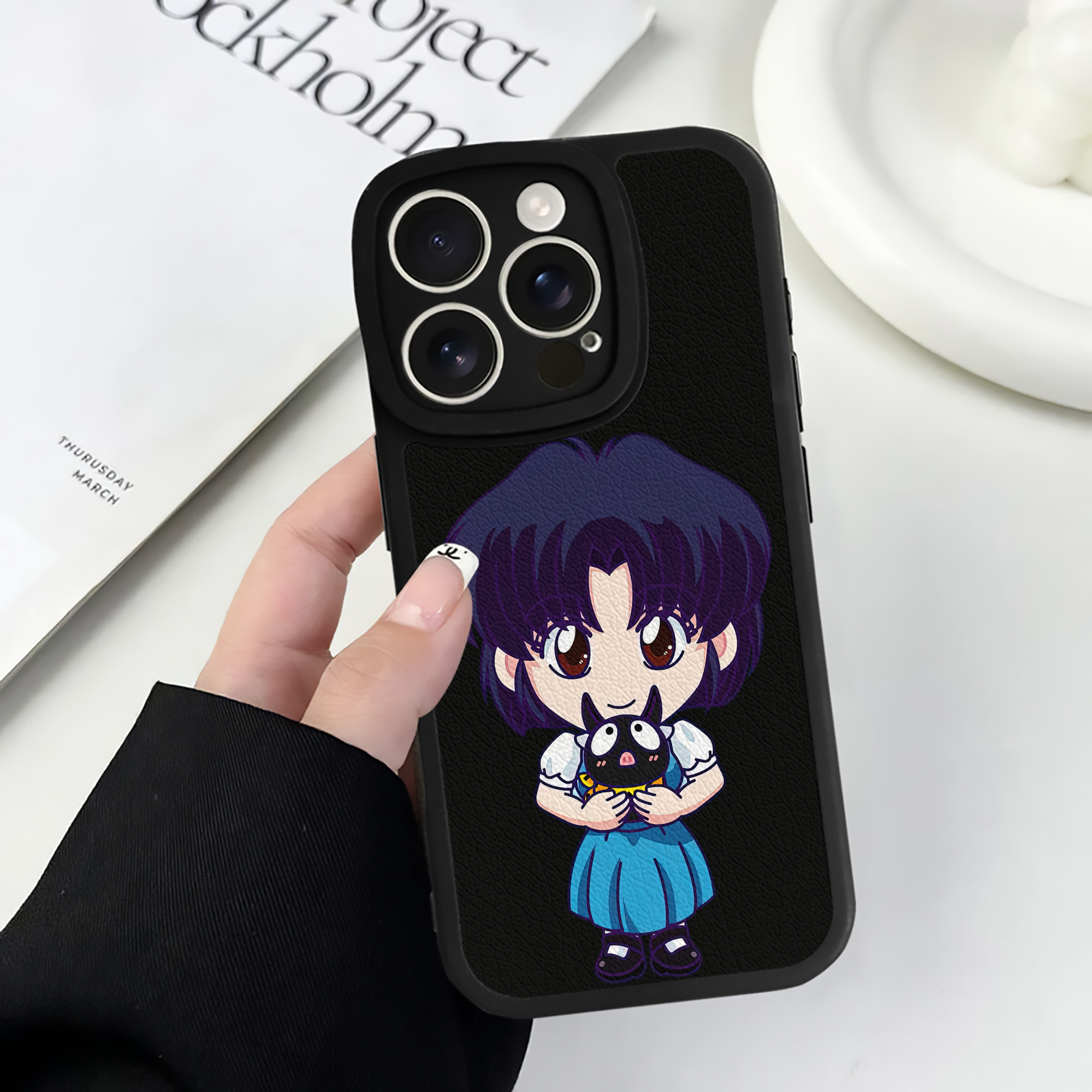 （画像用） 美少女戦士セーラームーン 水野 亜美 みずの あみ Sailor Moon Mizuno Ami 【iPhone 16シリーズ対応】シリコンスマホケース（レザー調） 材質：シリコン
